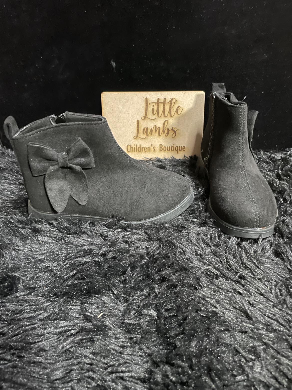 Black Bow Boots RTS
