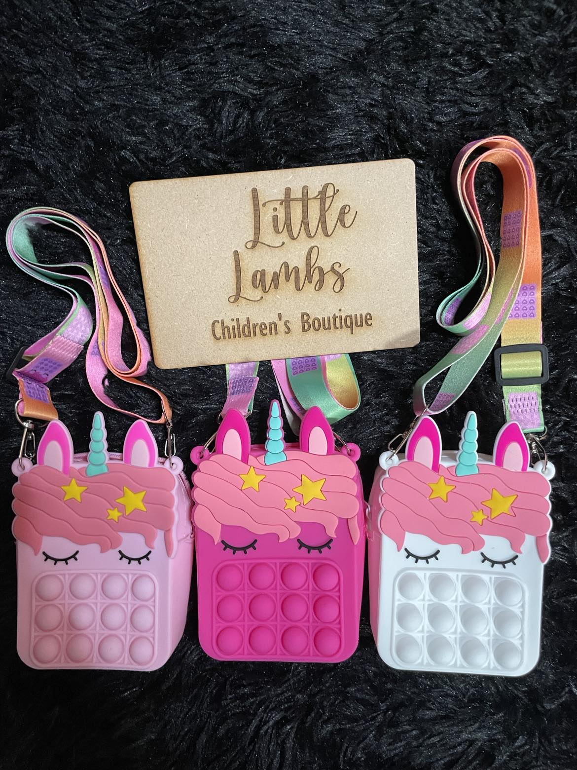 Unicorn Popit Purse RTS