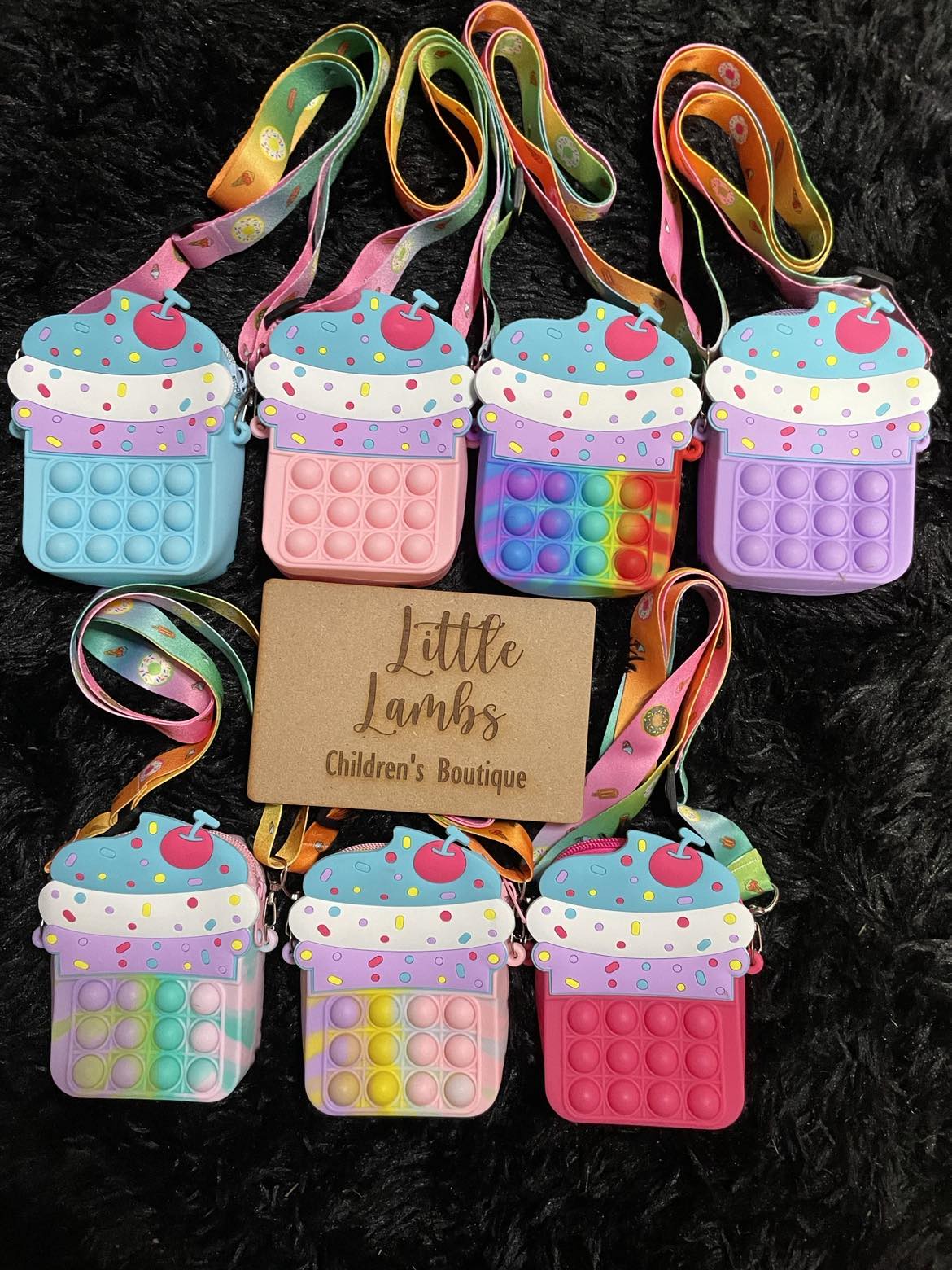 Cupcake Popit Purse RTS