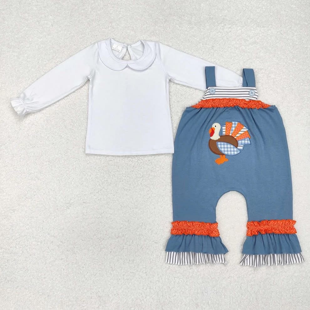 AR thanksgiving 2025-Turkey romper with shirt