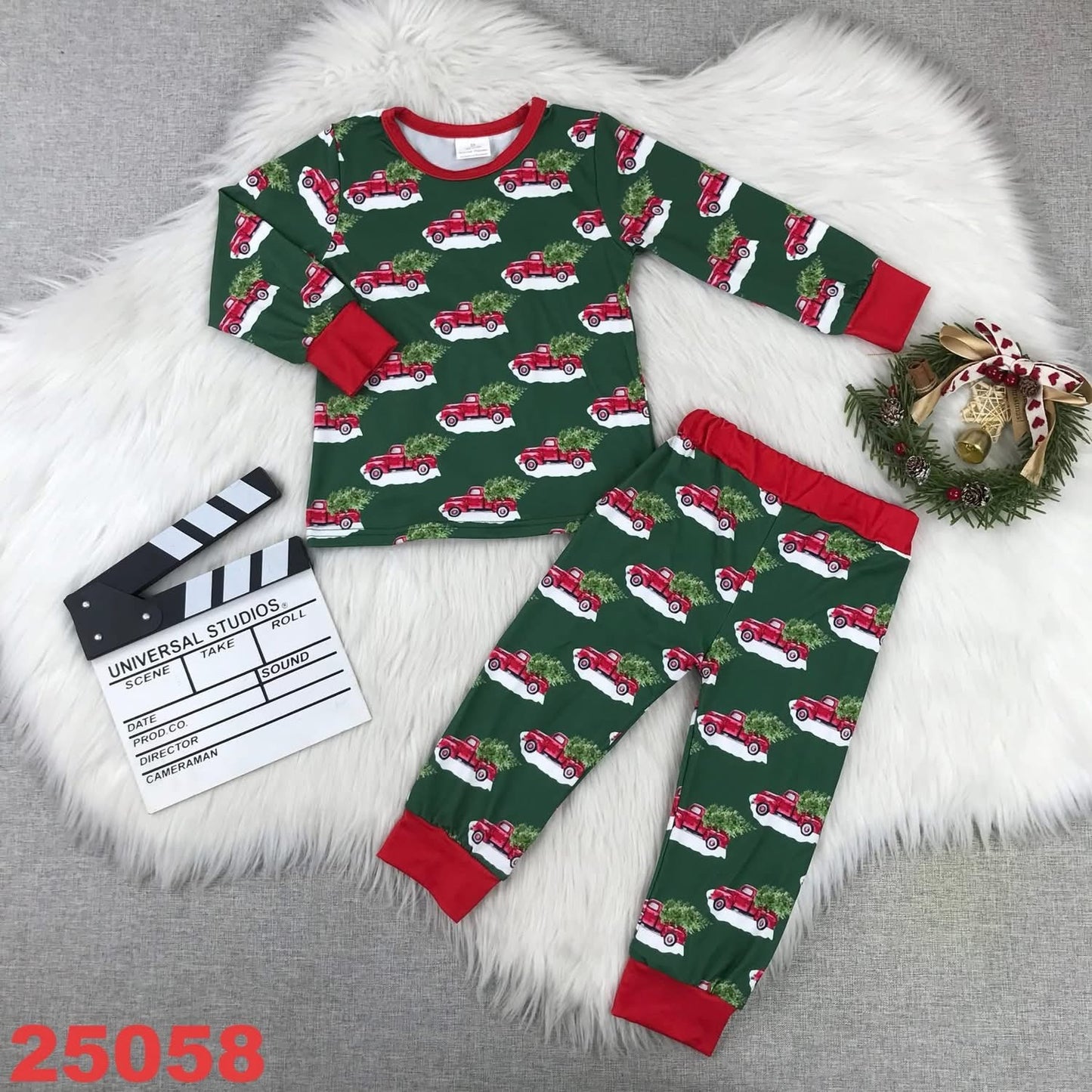October2025preorder-Christmas truck pajama