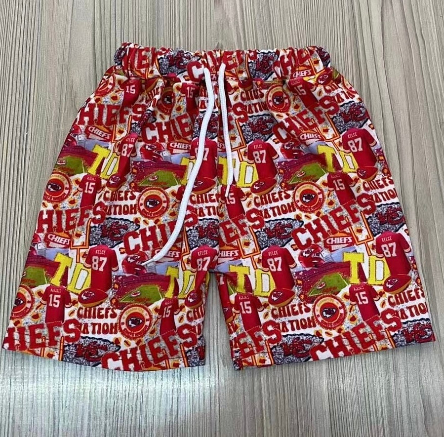 LL custom-chiefs swim trumk