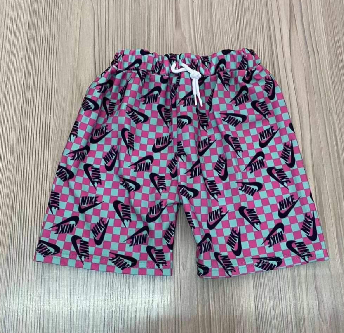 LL custom purple pink Nike trunk