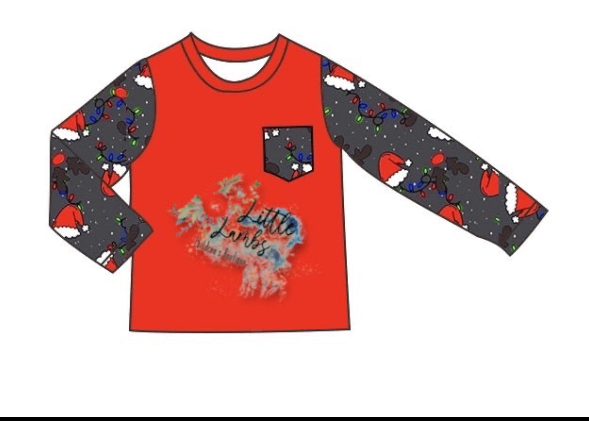 LL custom- Christmas Hat shirt