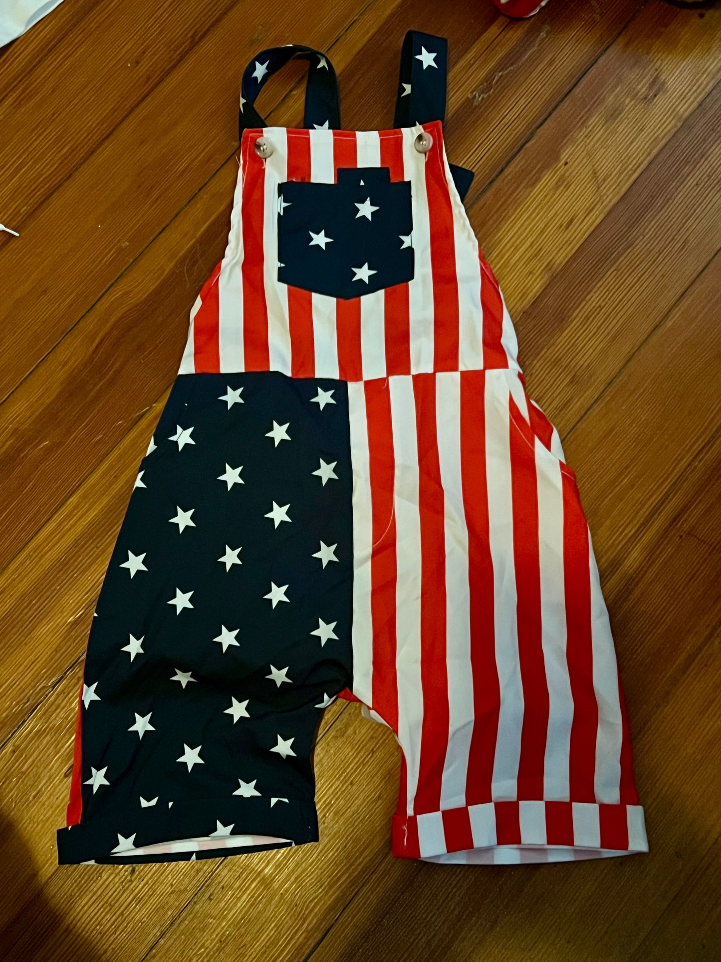 Star spangled overalls