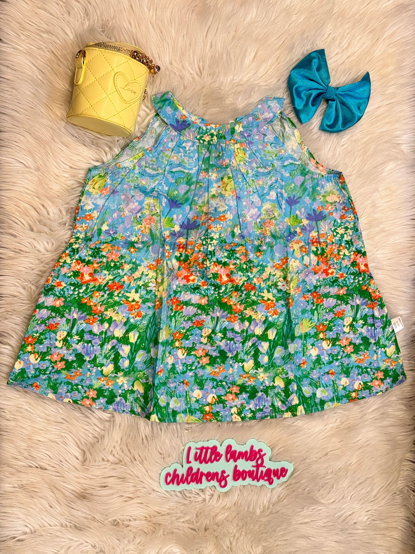 Paint brush dress