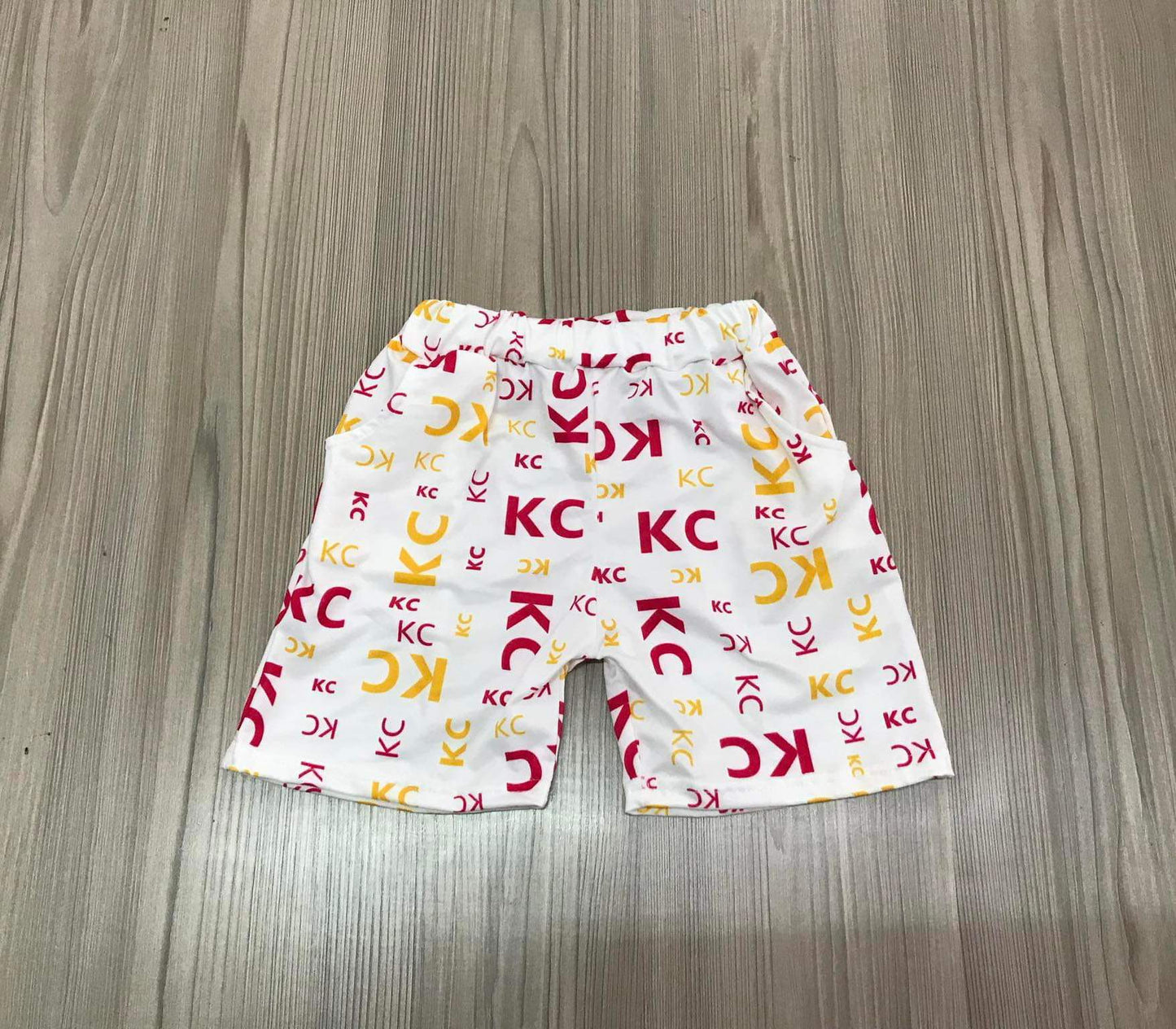 LL CUSTOM boy chiefs shorts with pocket