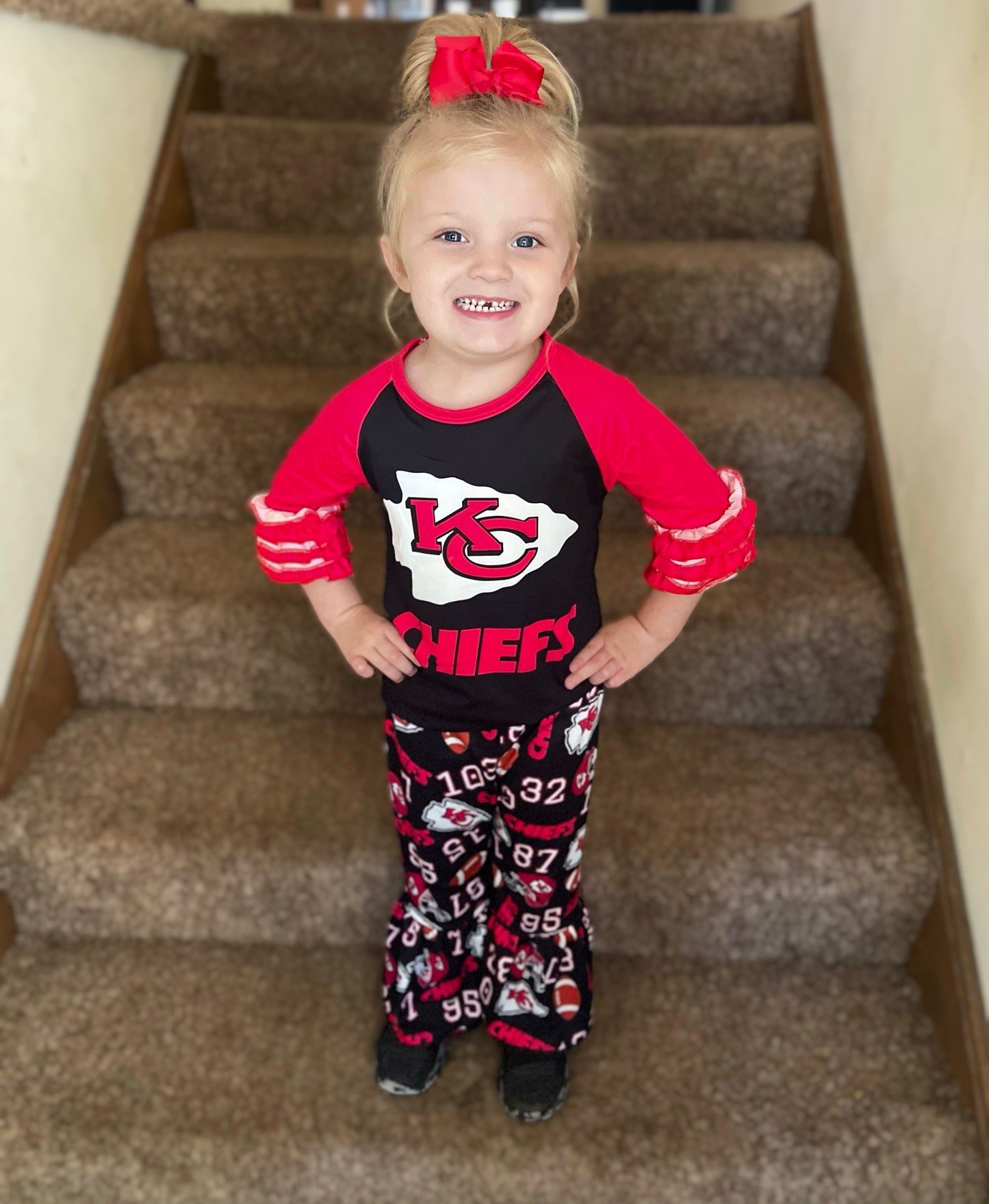 LL chiefs bell with # Custom