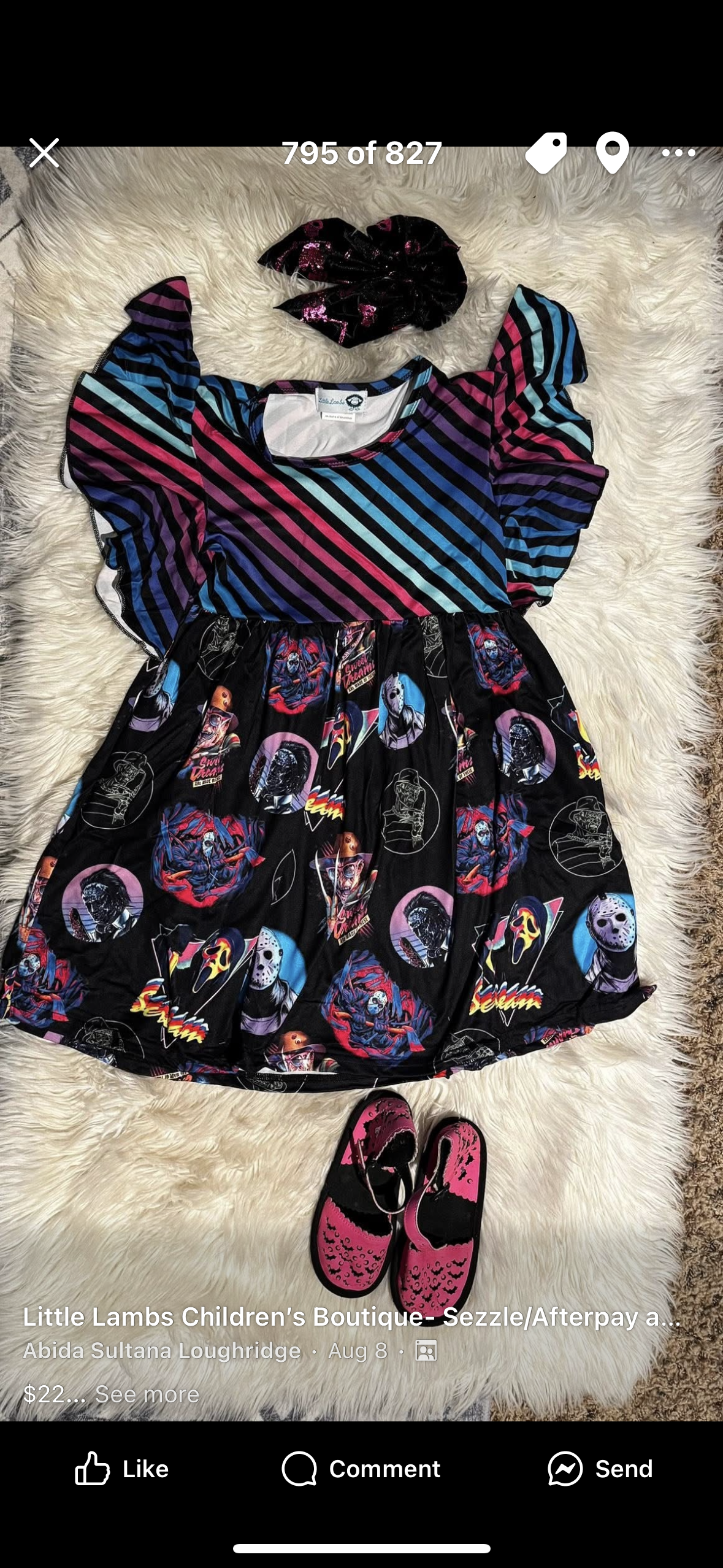 Halloweenlive2025-horror guys neon dress