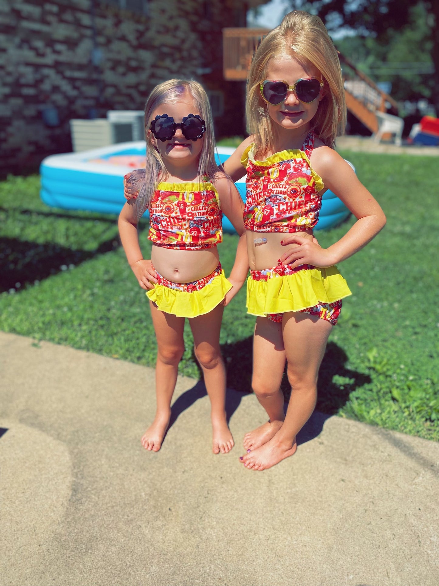 LL custom-chiefs swimsuit