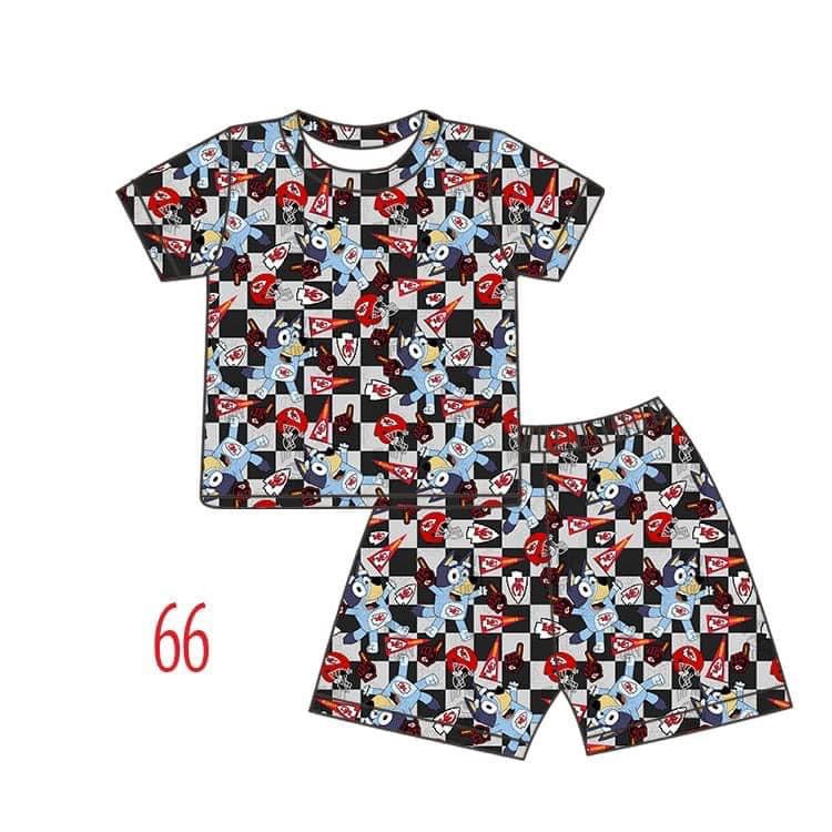 Chiefs Bluey short set
