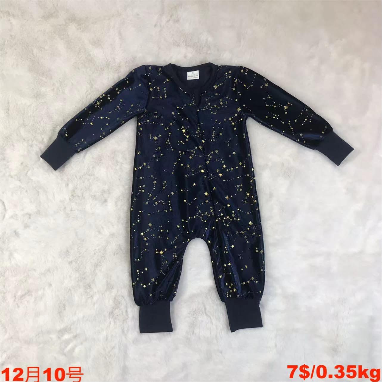 Constellations Velvet Romper