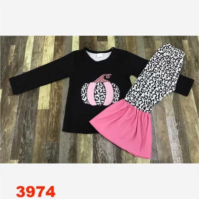 Pink pumpkin leopard bells