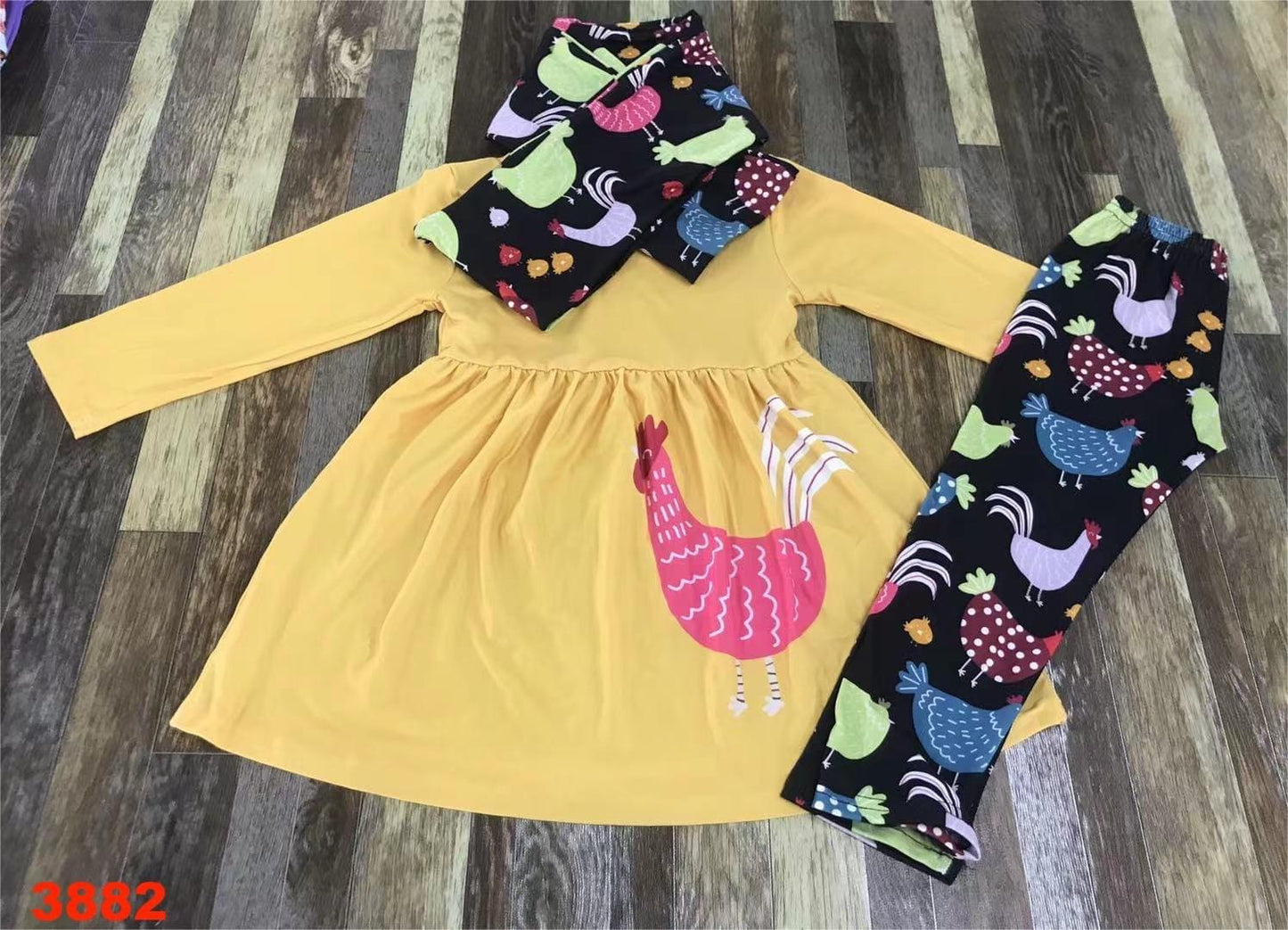 Chicken long sleeve set
