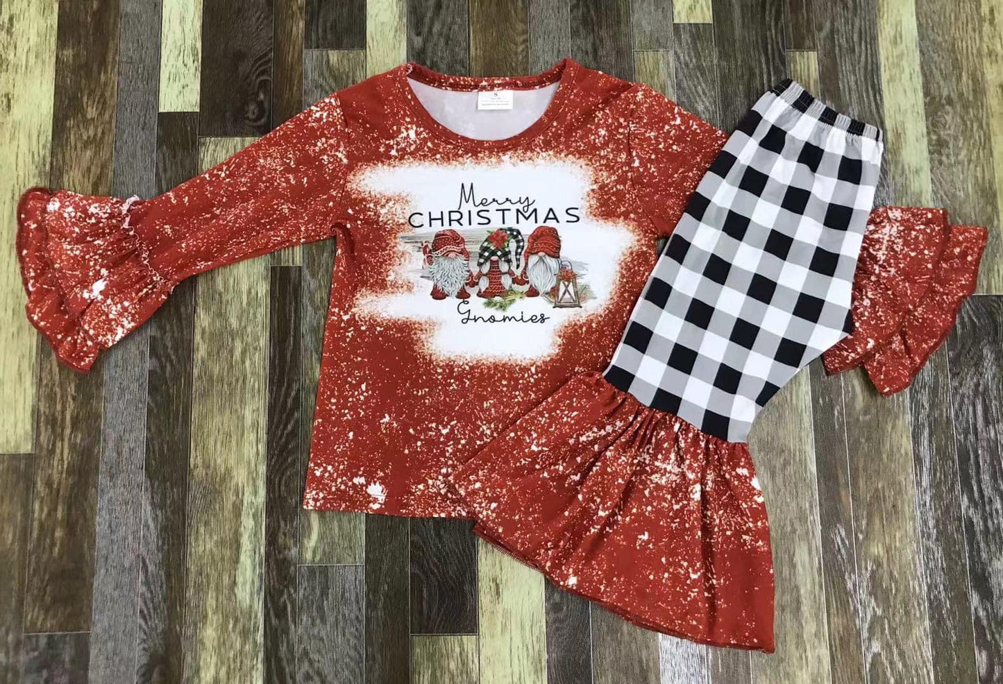 Red Christmas Gnome outfit