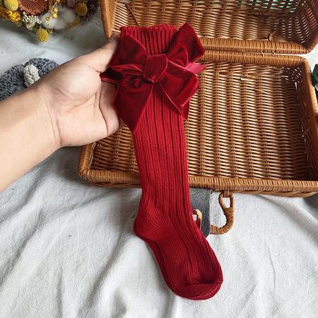 Red Bowknot Socks