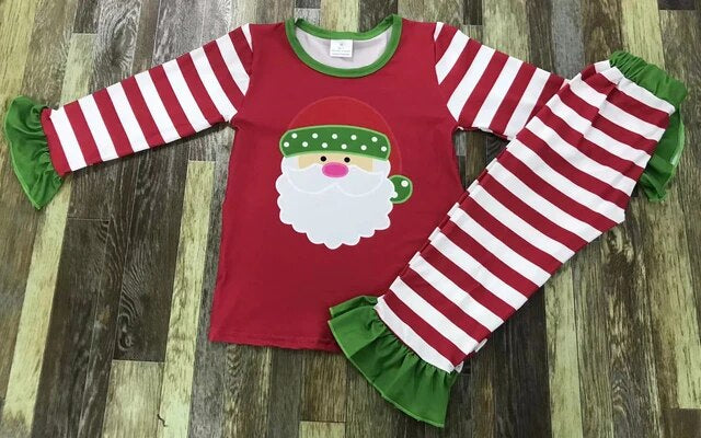 Santa Girls PJs