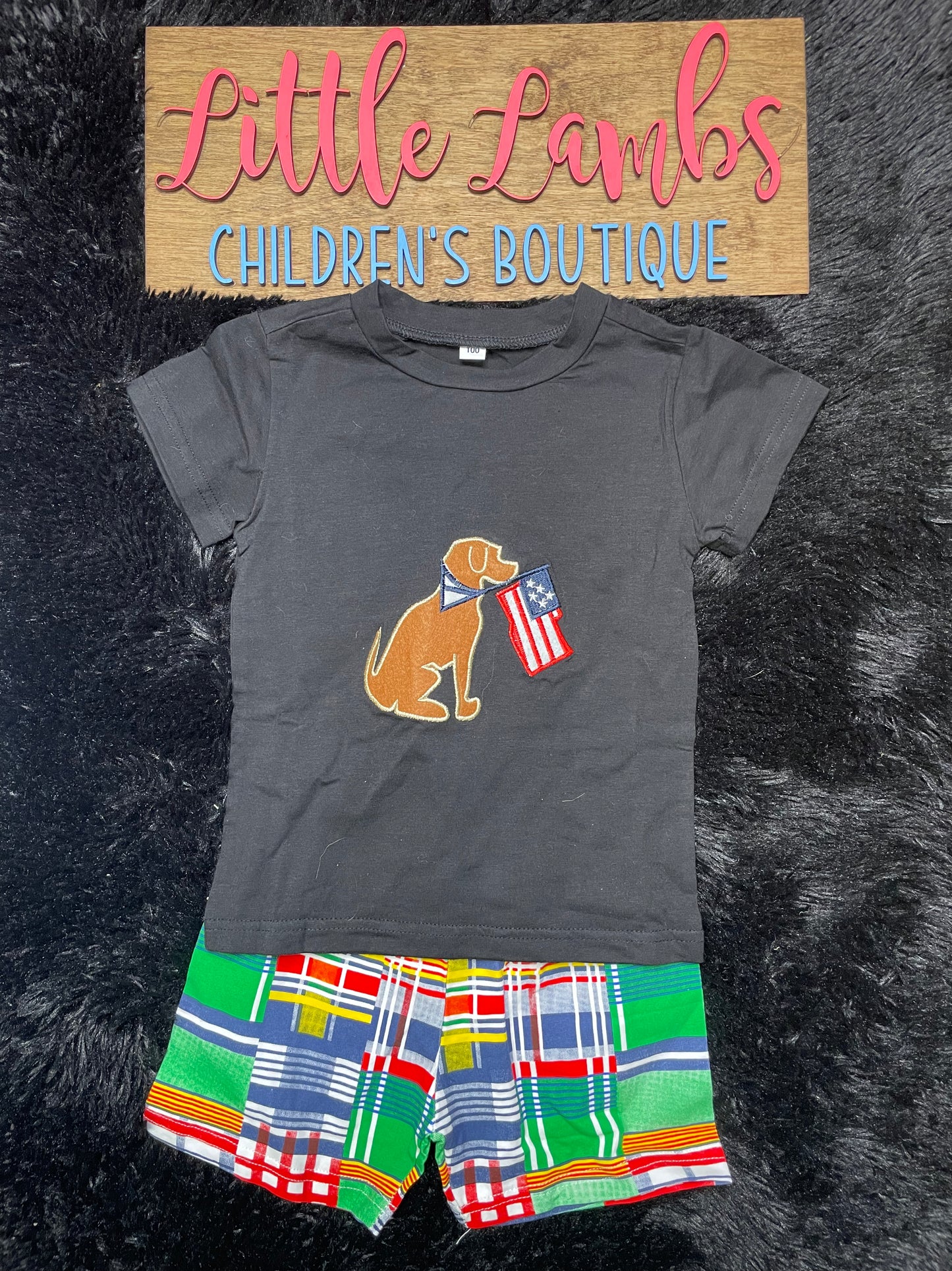Boy’s 4th of July Dog outfit