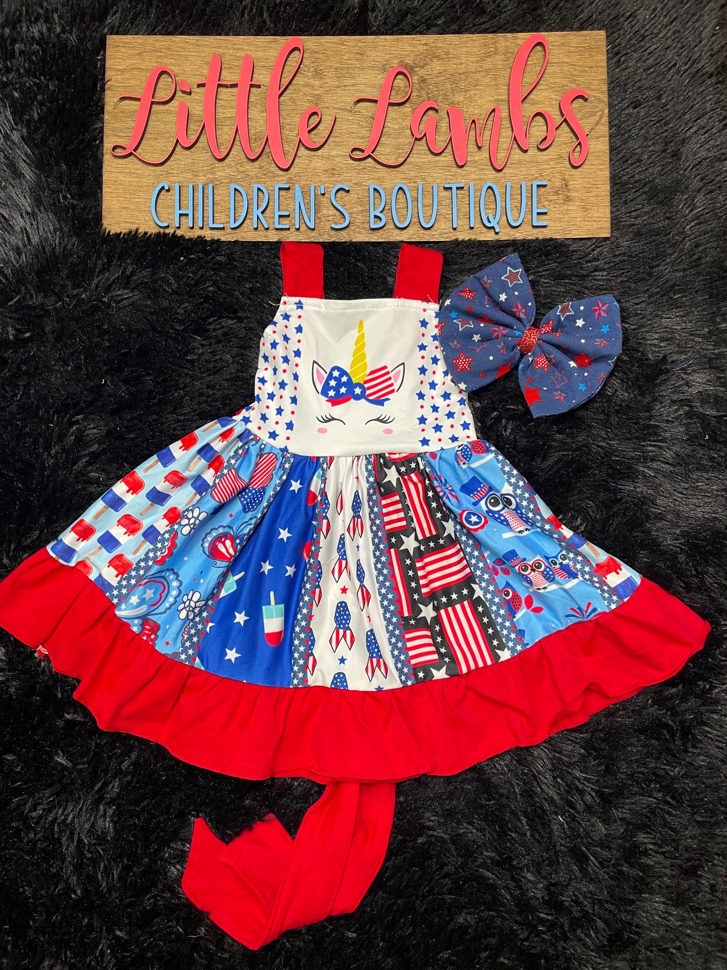 4th of July Unicorn Dress