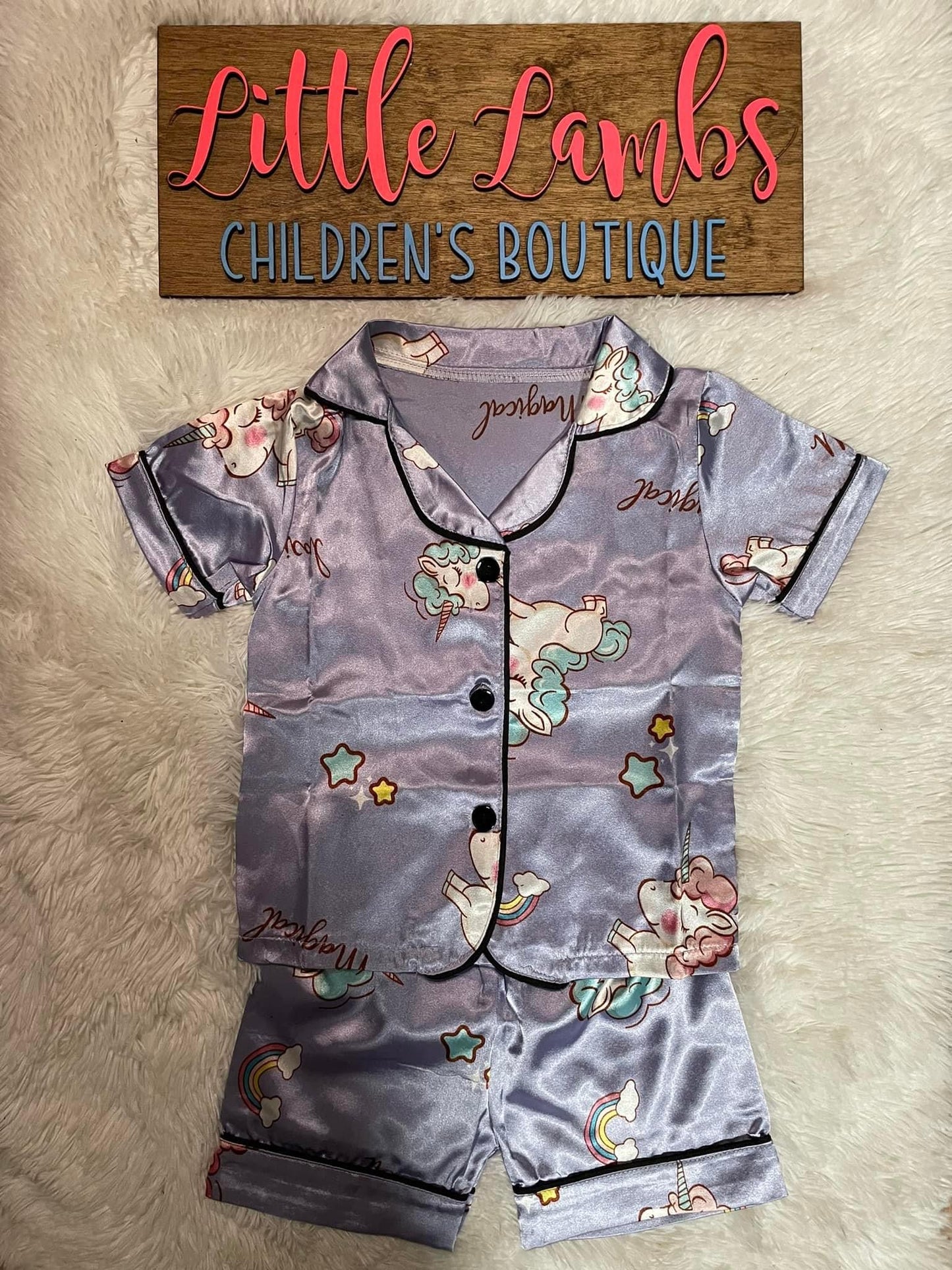 Girls silk PJ