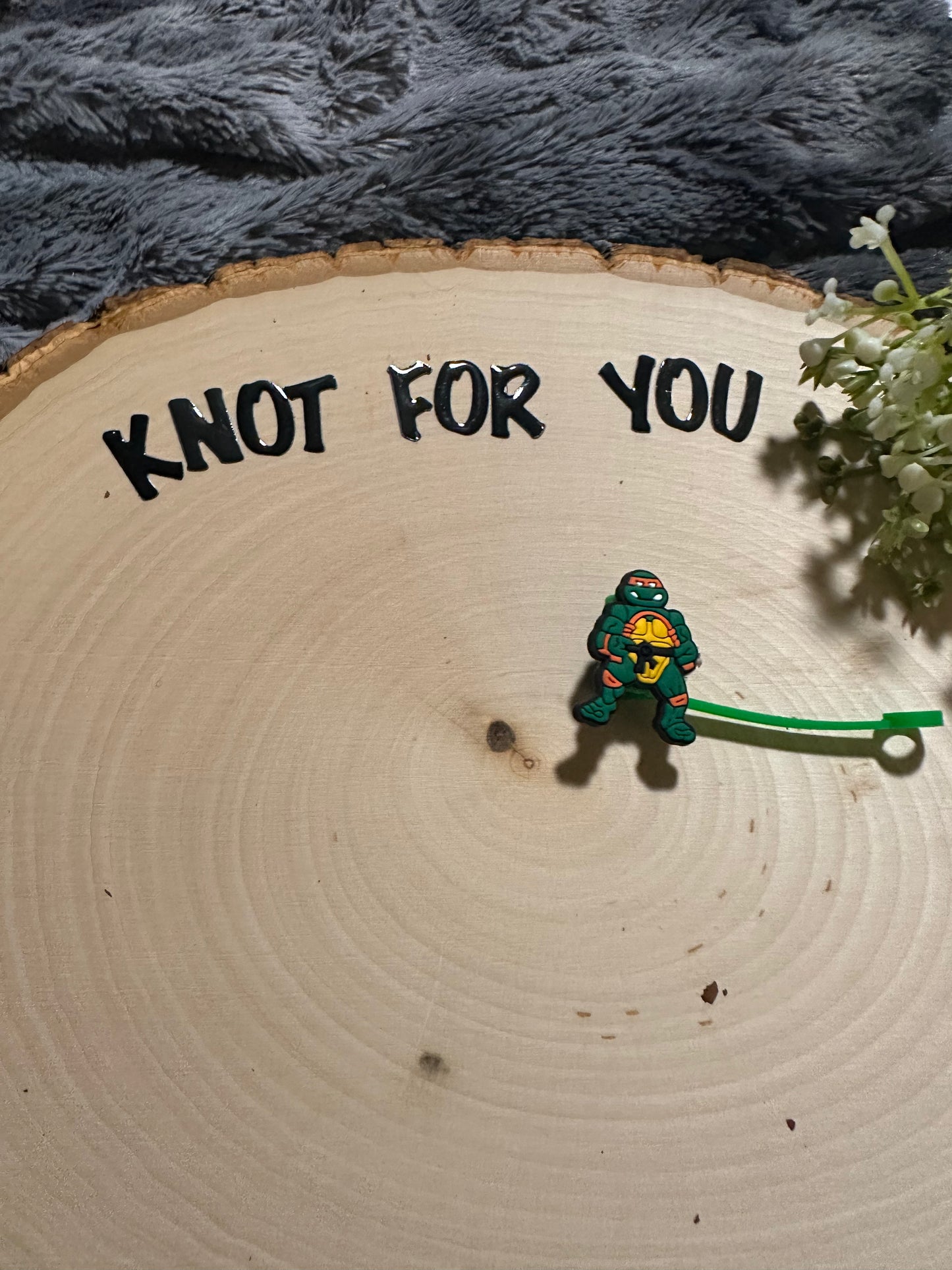 Silicone straw cover- Ninja turtle