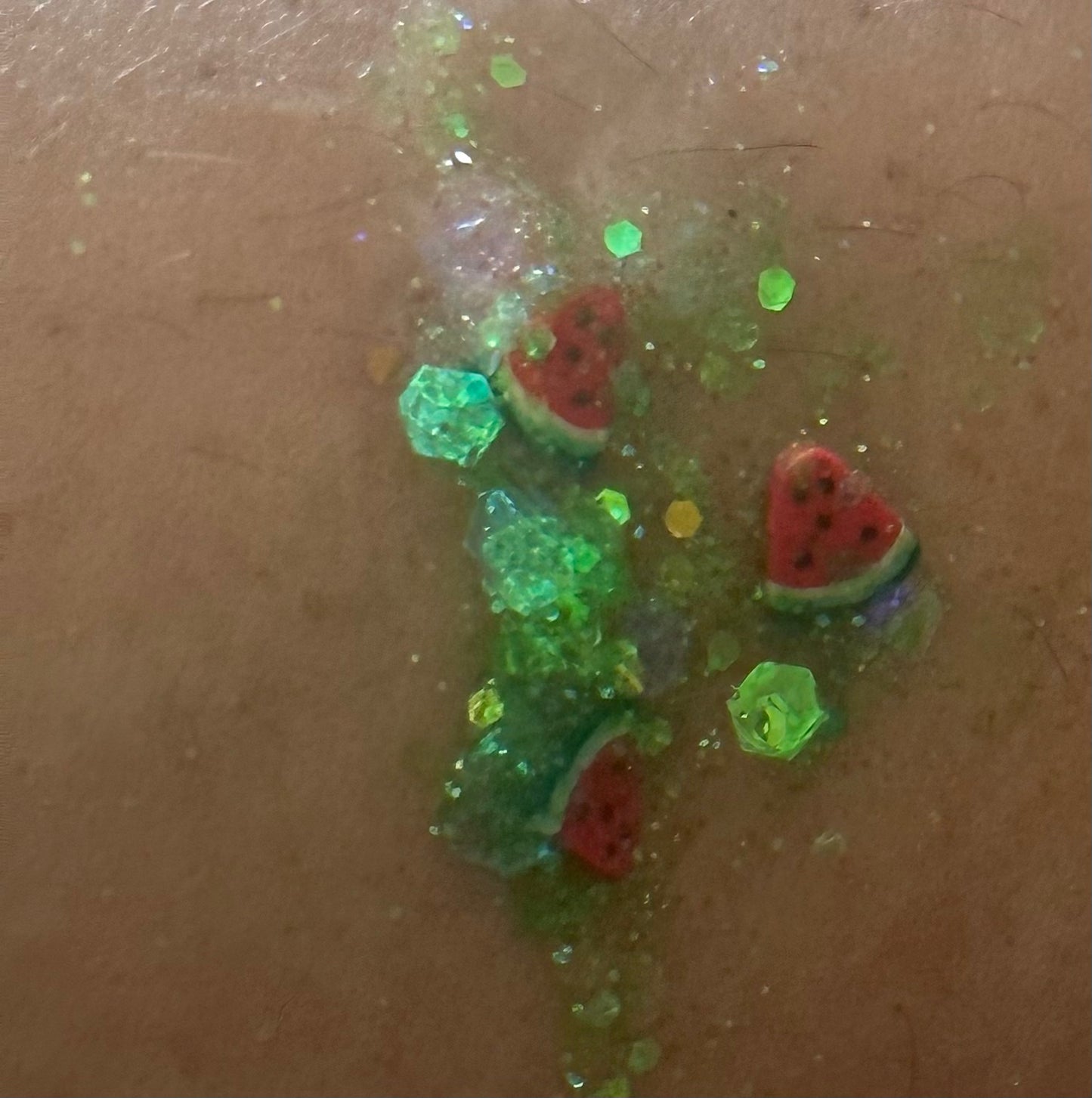 Summer vibe- watermelon shines glitter