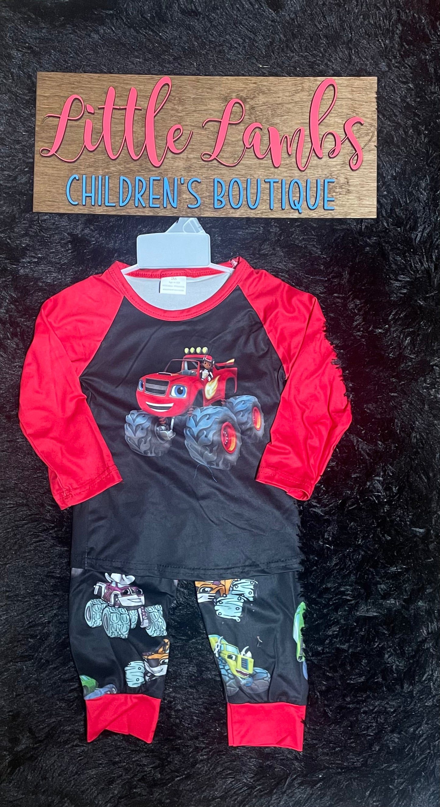 Monster truck boys outfit