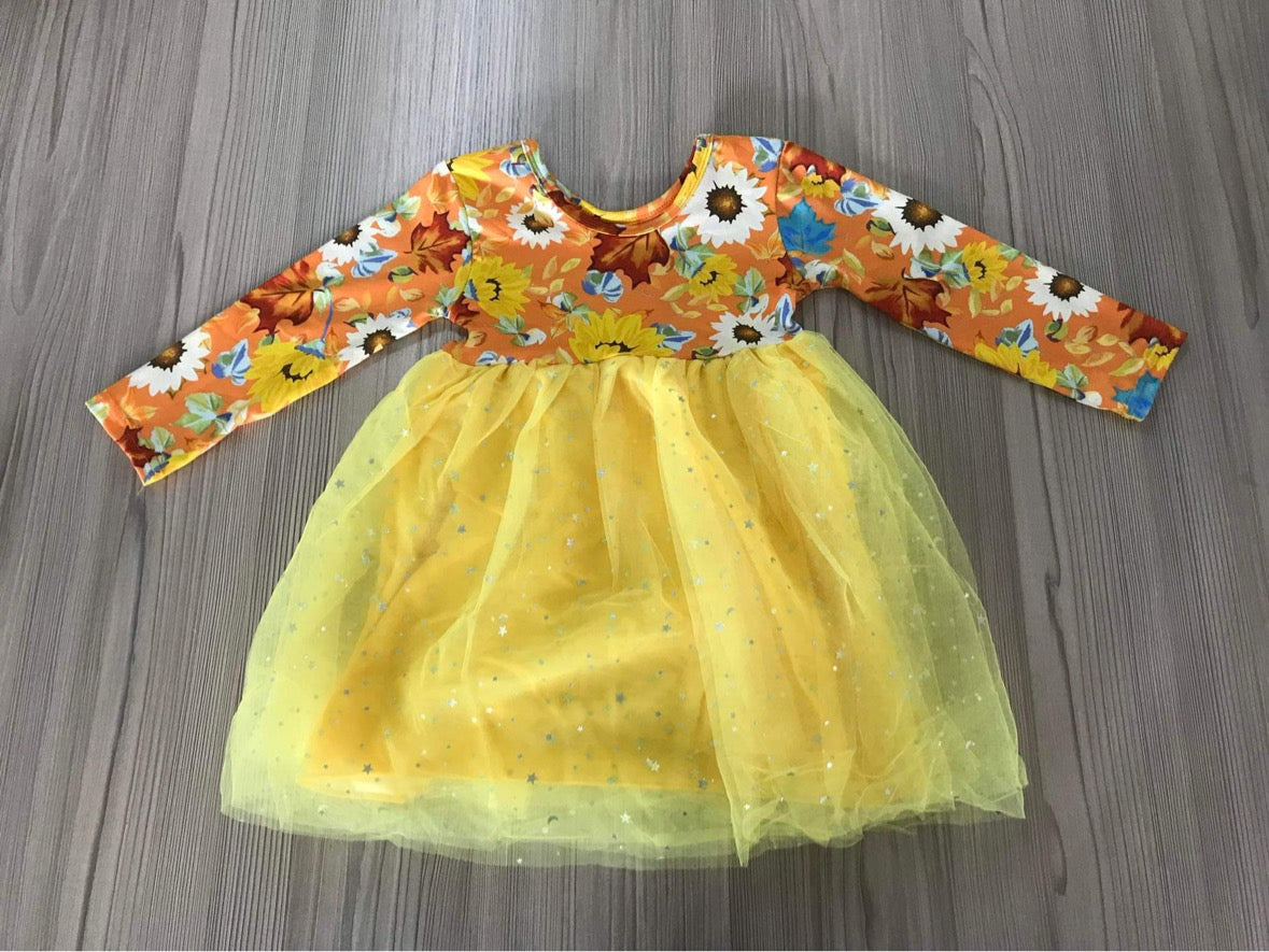 Yellow fall dress