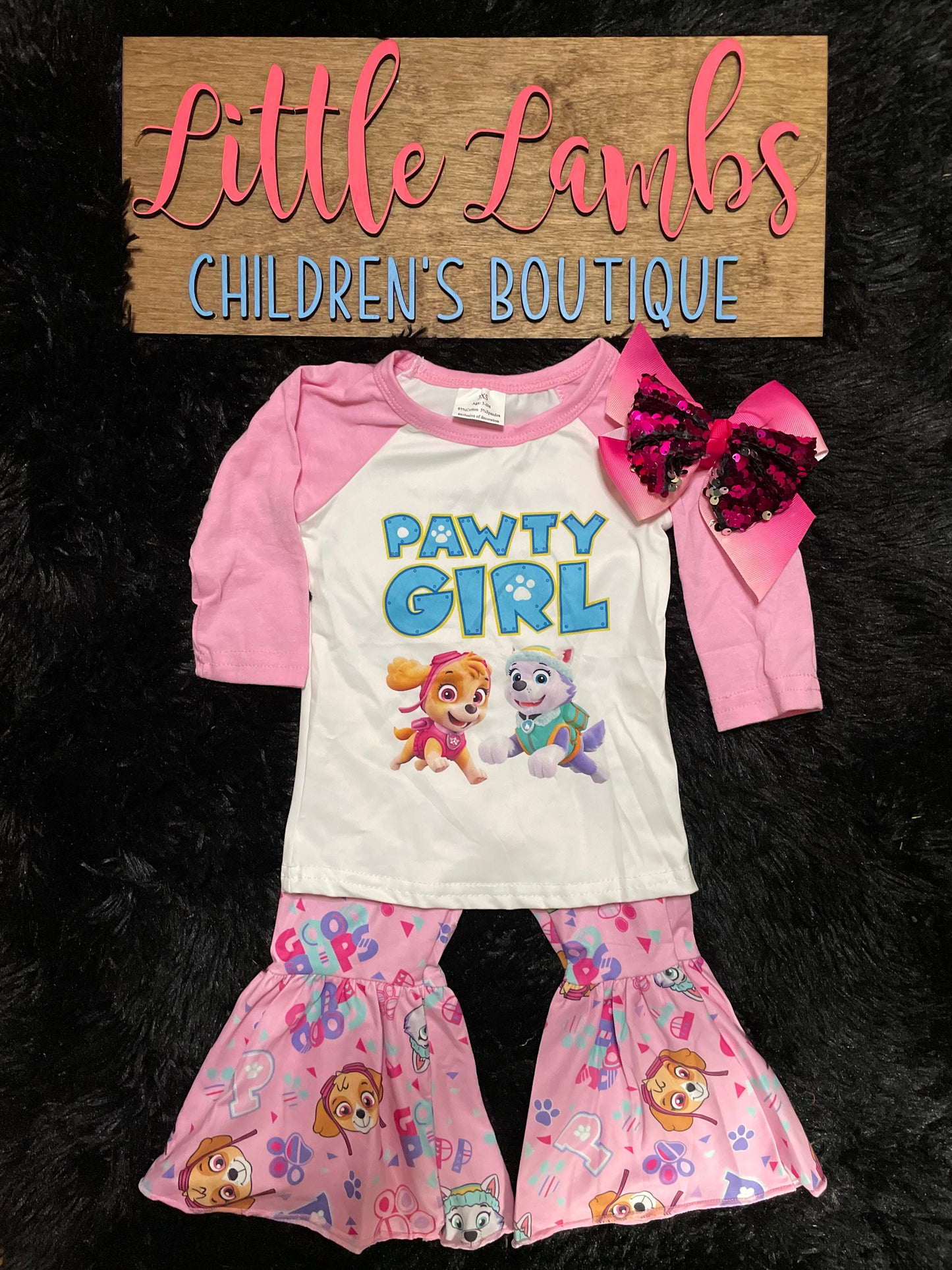 Party girl pink bell bottom