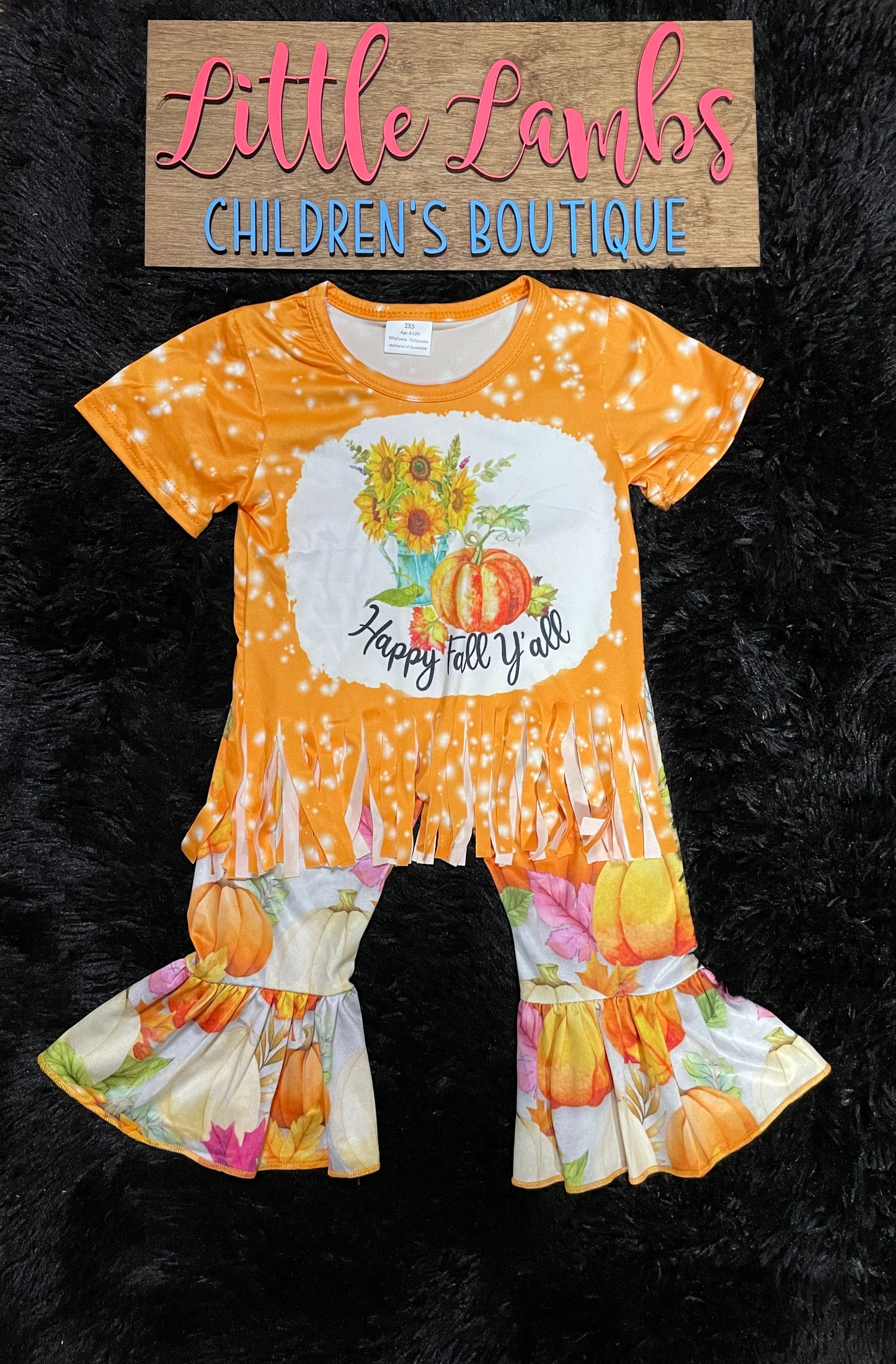 Orange multiple pumpkin outfit