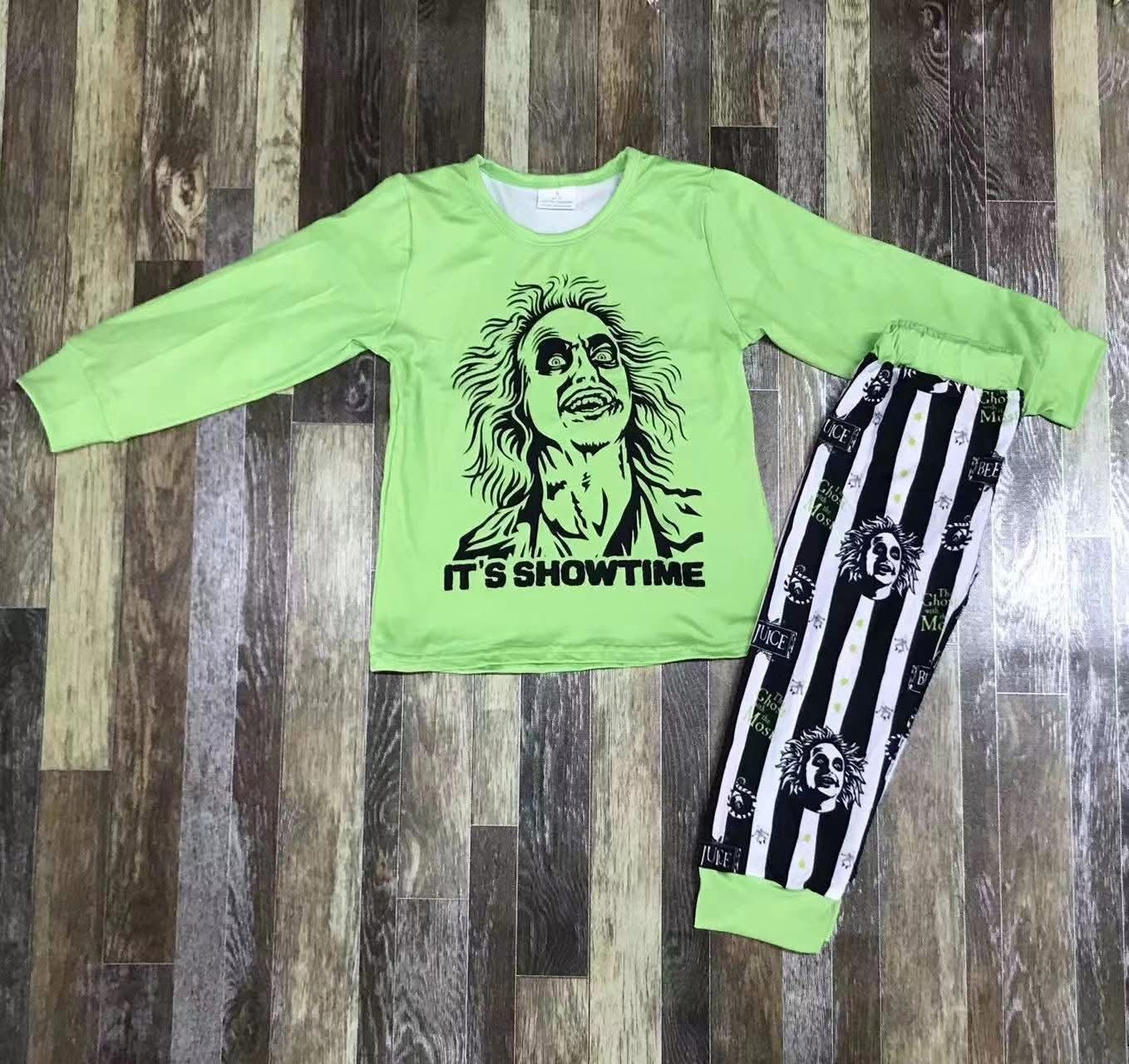 September-preorder-2025-green Beetlejuice with stripe pants