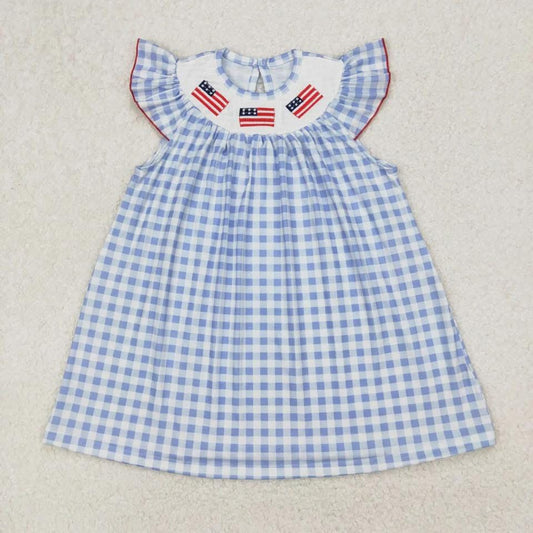 AR march 2026 preorder-blue American flag dress