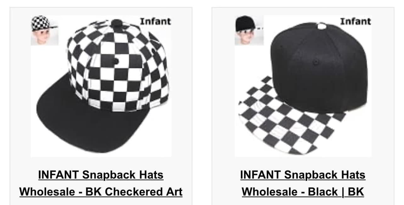 Custom kid or youth hat