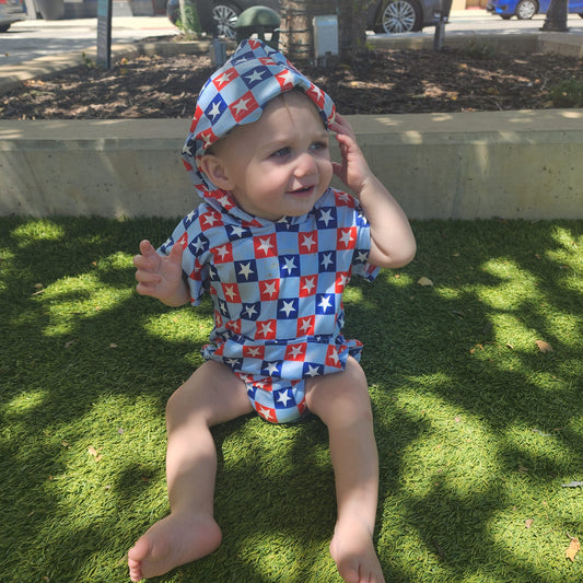 Hooded Stars Romper