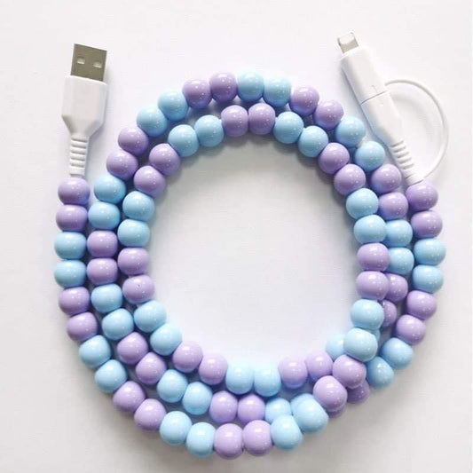 Blue Purple Phone cord