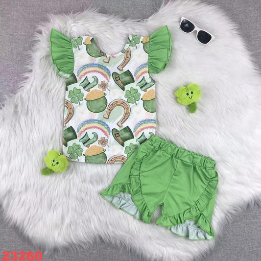 Lucky Pot Rainbow Shorts Set *PREORDER*