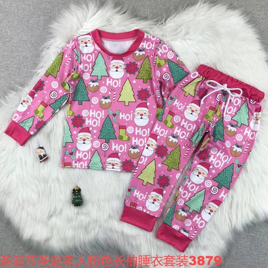 November 2025 preorder- Pink Santa ho ho pajama