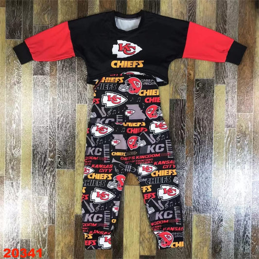 September-preorder-2025-End -chiefs romper with Ollie top