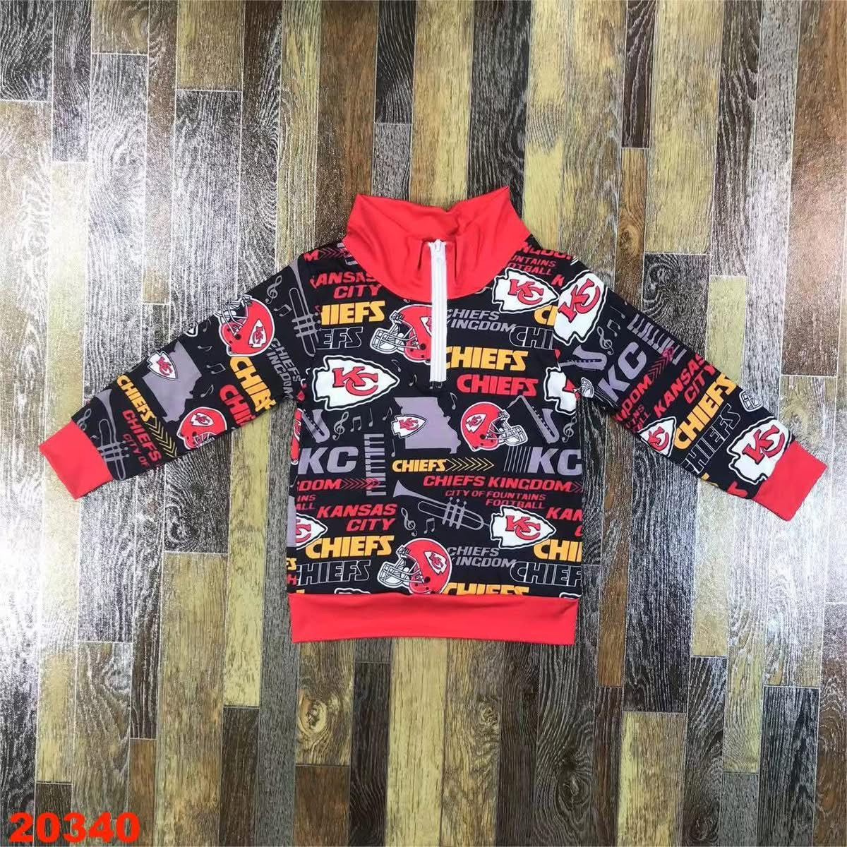 September-preorder-2025-End -chiefs zipper sweatshirt