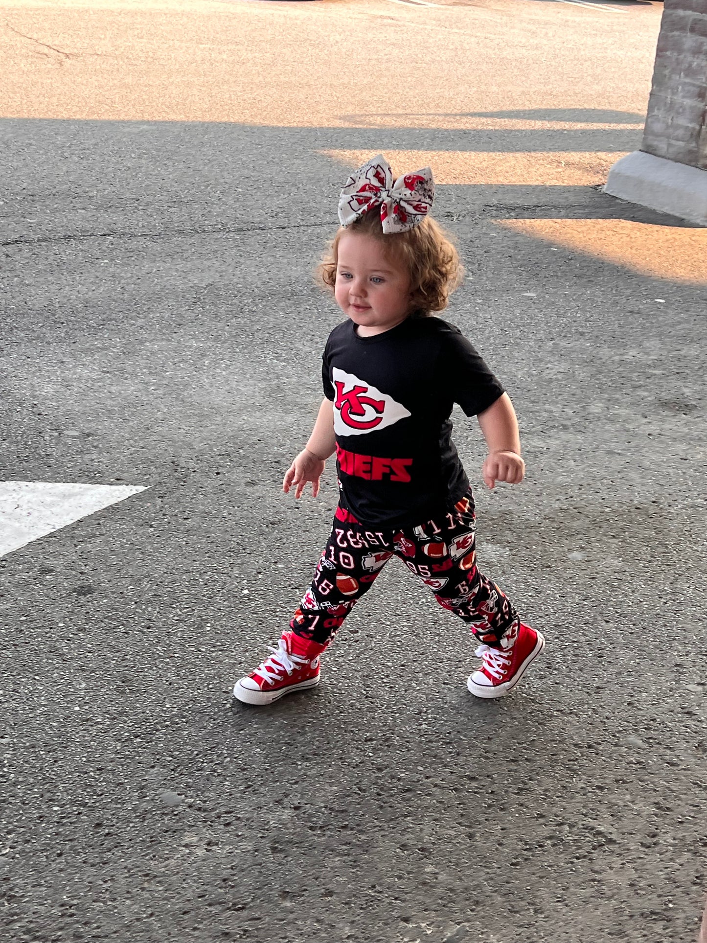 LL chiefs jogger with #  Custom