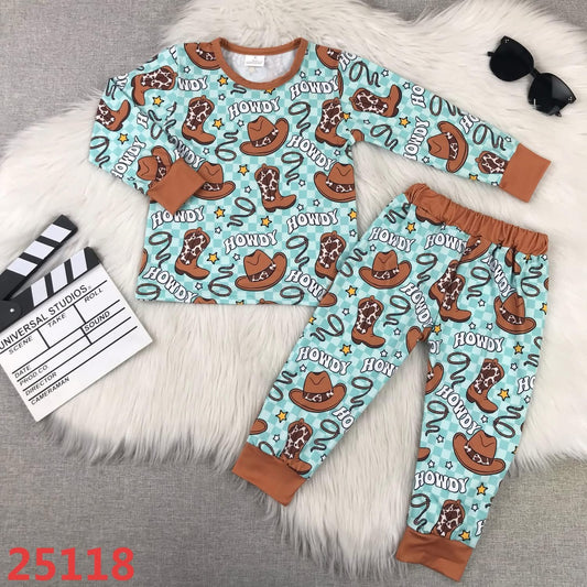 October2025preorder-cowboy boot and hat pajama