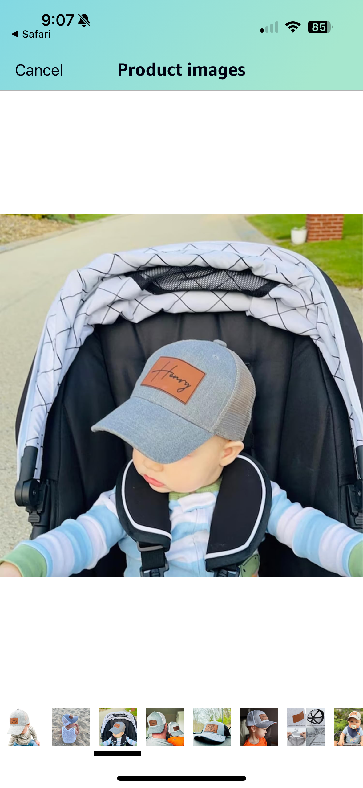 Custom kid or youth hat