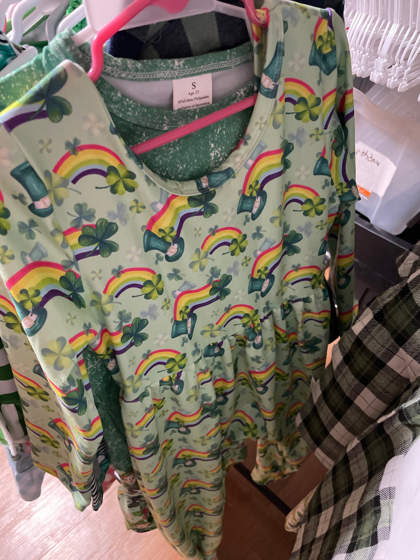 Rainbow dress 4T
