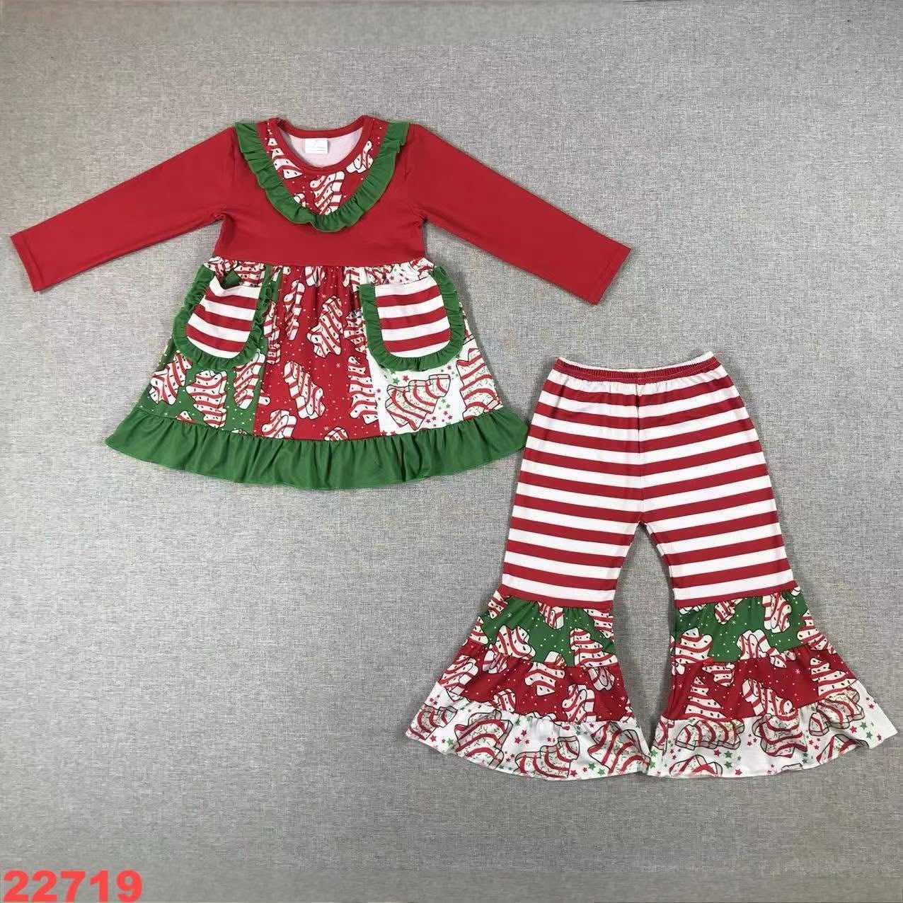 December2025preorder-Christmas tree dress with bells