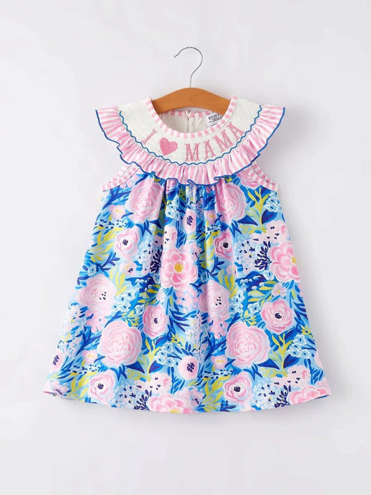 AR march 2026 preorder-I love mama flower dress