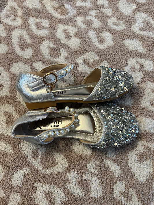 Silver Ballerina Sequins