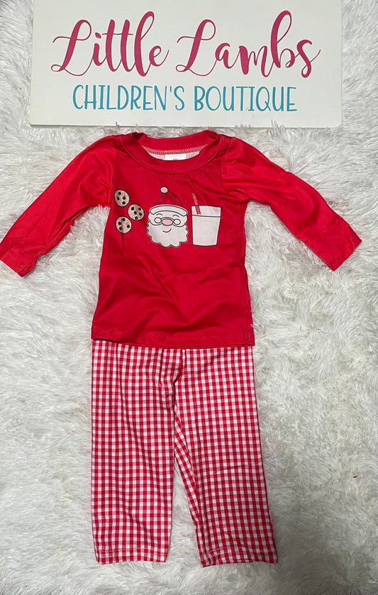 Santa’s Milk and Cookies Pjs