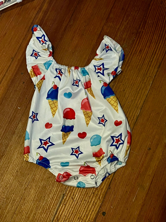 Ice cream 4th onesie