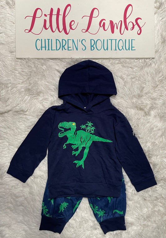 Boy’s Dino Hoodie Outfit