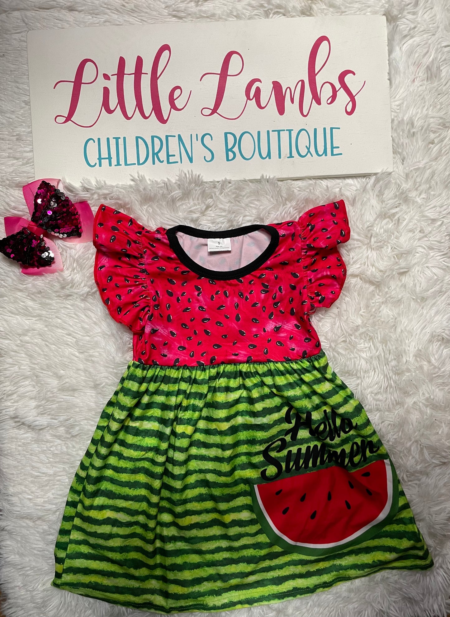 Hello Summer Watermelon Dress
